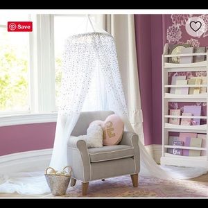 Pottery barn sequin canopy